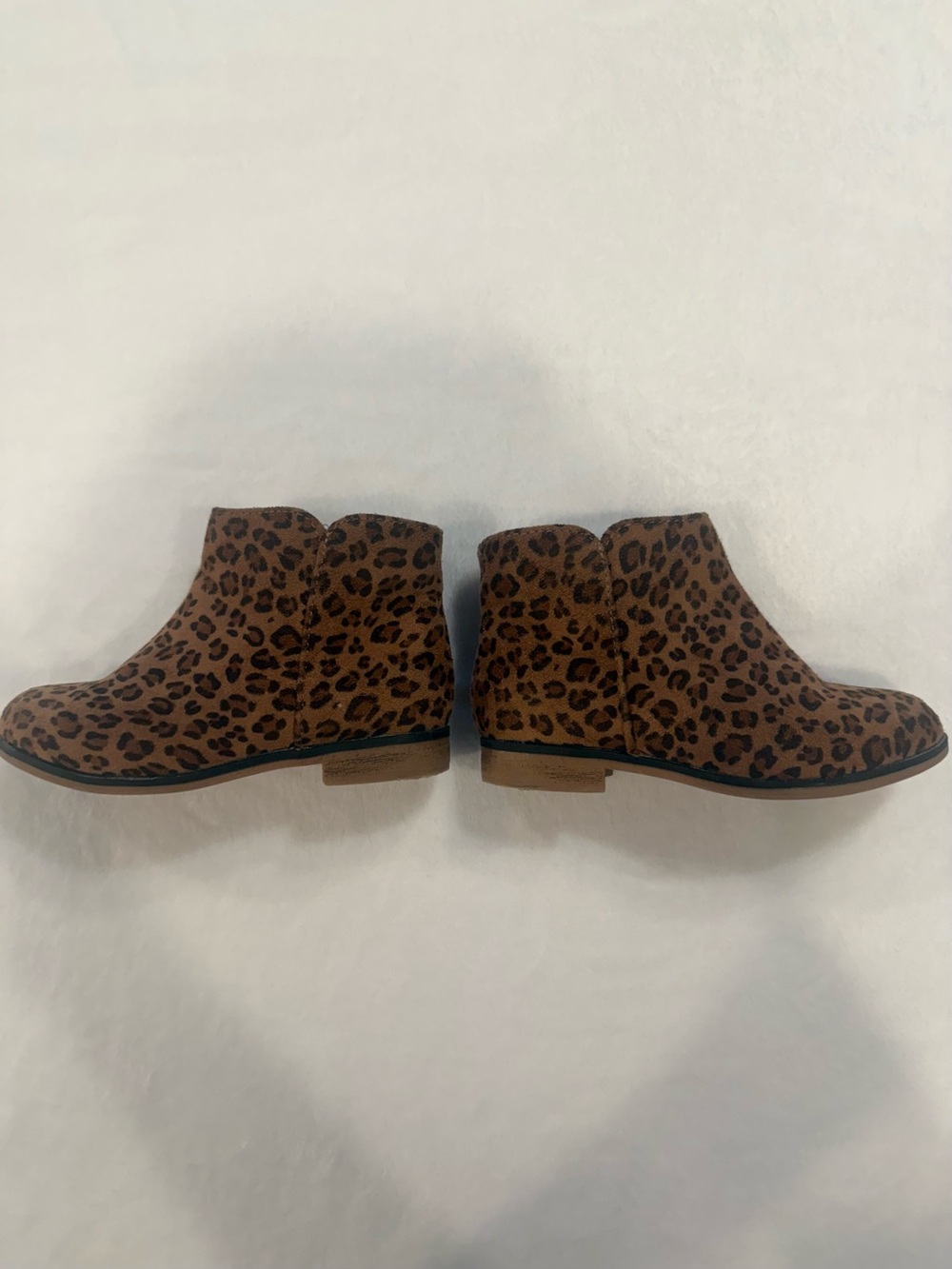 Cat & Jack Kids' Leopard Print Ankle Boots - Brown/Black